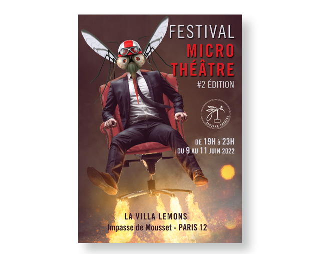 Affiche et Flyer festival Micro Théâtre #2